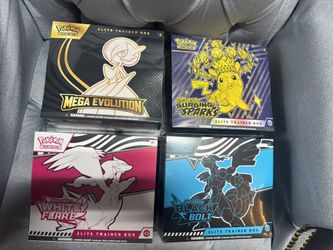 Pokémon Elite Trainer Boxes (ETBs) – Sealed – Great for Collectors or Gifts 