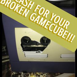 Broken gamecubes. 