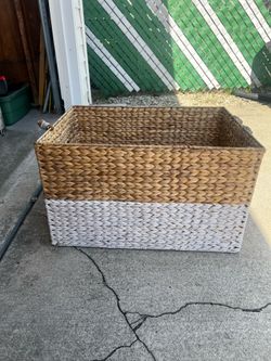 Wicker Storage Basket Large
