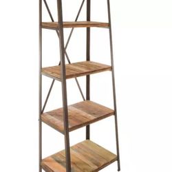 Antique Panel Five-Tiered Shelf X 2