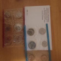 1969 Uncerculated Set P&D 10 Coin Kennedy Halfs Are Silver 