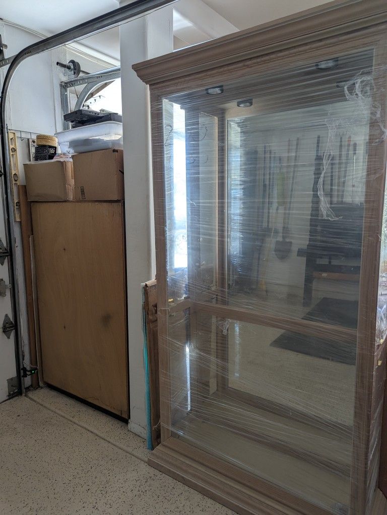 Glass China Cabinet/Hutch