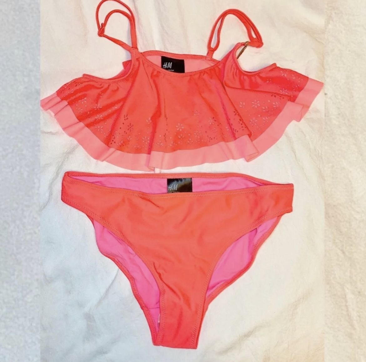 New Tween Girls Size 12 - 14 Layered Bikini