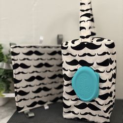 $14 Diapers & Wipes Pouch W/ Crinkle Toy