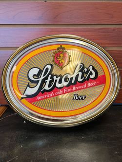 Stroh’s Bar Light. Working!