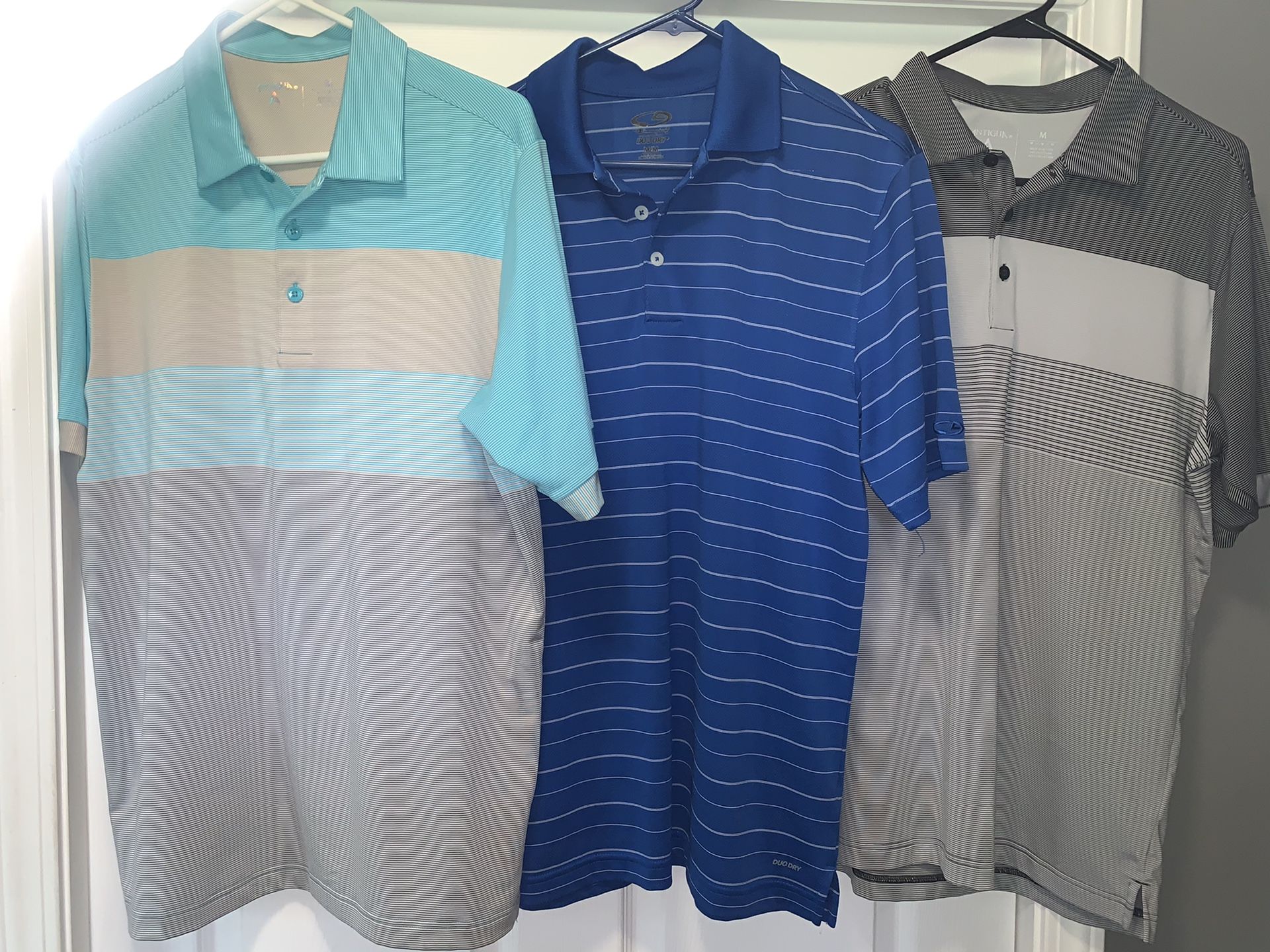 Golf shirts size medium (2) Antigua (1) champions