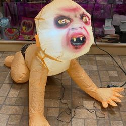 GOOSH 4FT Halloween Inflatable  Zombie Baby