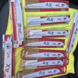 Milwaukee Sawzall Blades 100 Piezas Para Madera 