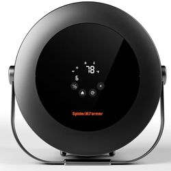 Spider Farmer Grow Tent Heater,530W Portable Heater with Smart Temperature Control