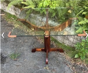 Super Unique Gorgeous Koa Veneer Table OBO