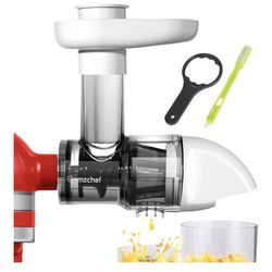 Juicer Attachment for All KitchenAid Stand Mixers, Slow Juicer Attachment for Kitchen Aid Mixer, Easy to Clean Juice Attachments with Brush, Masticati