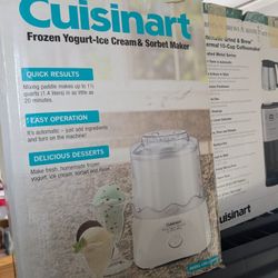 Cuisinart  Frozen Yogurt And Ice Cream ream Maker 
