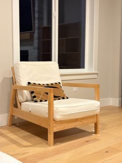 Modern Solid Wood Accent Chair