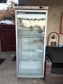 20 Cu. Ft. Upright Glass Door Refrigerator
