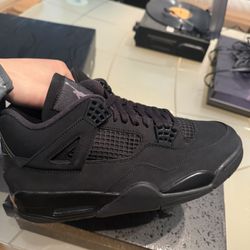Size 10.5M - Nike Air Jordan 4 Retro Black Cat (2025) FV5029-010 SHIPS TOMORROW