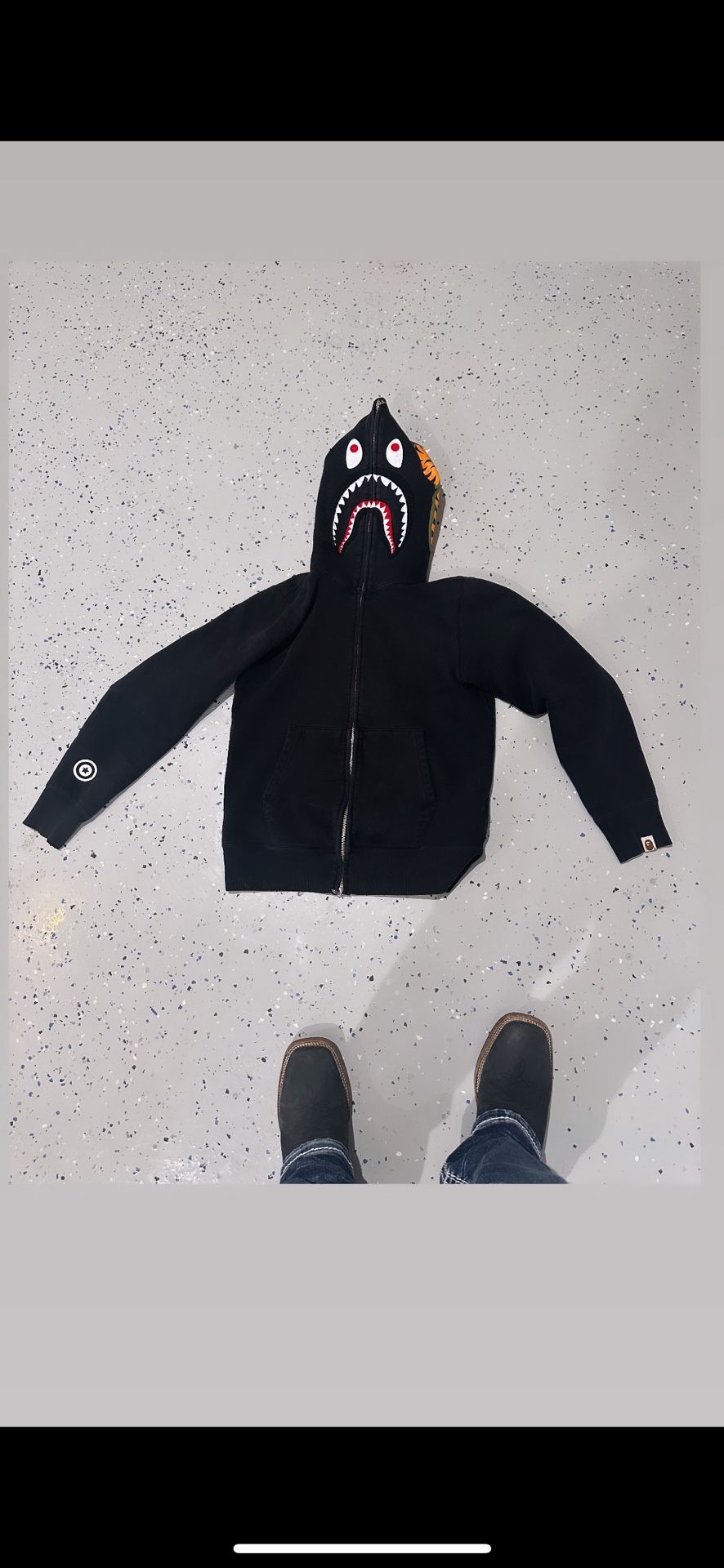 All Black Bape Hoodie