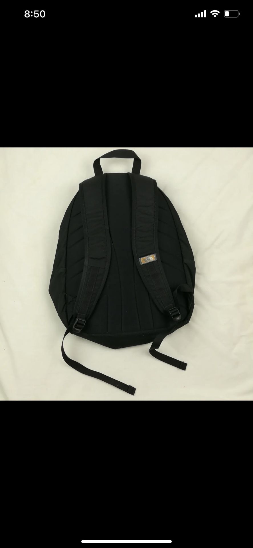 The North Face Vault Black Backpack School Hiking Travel Bag