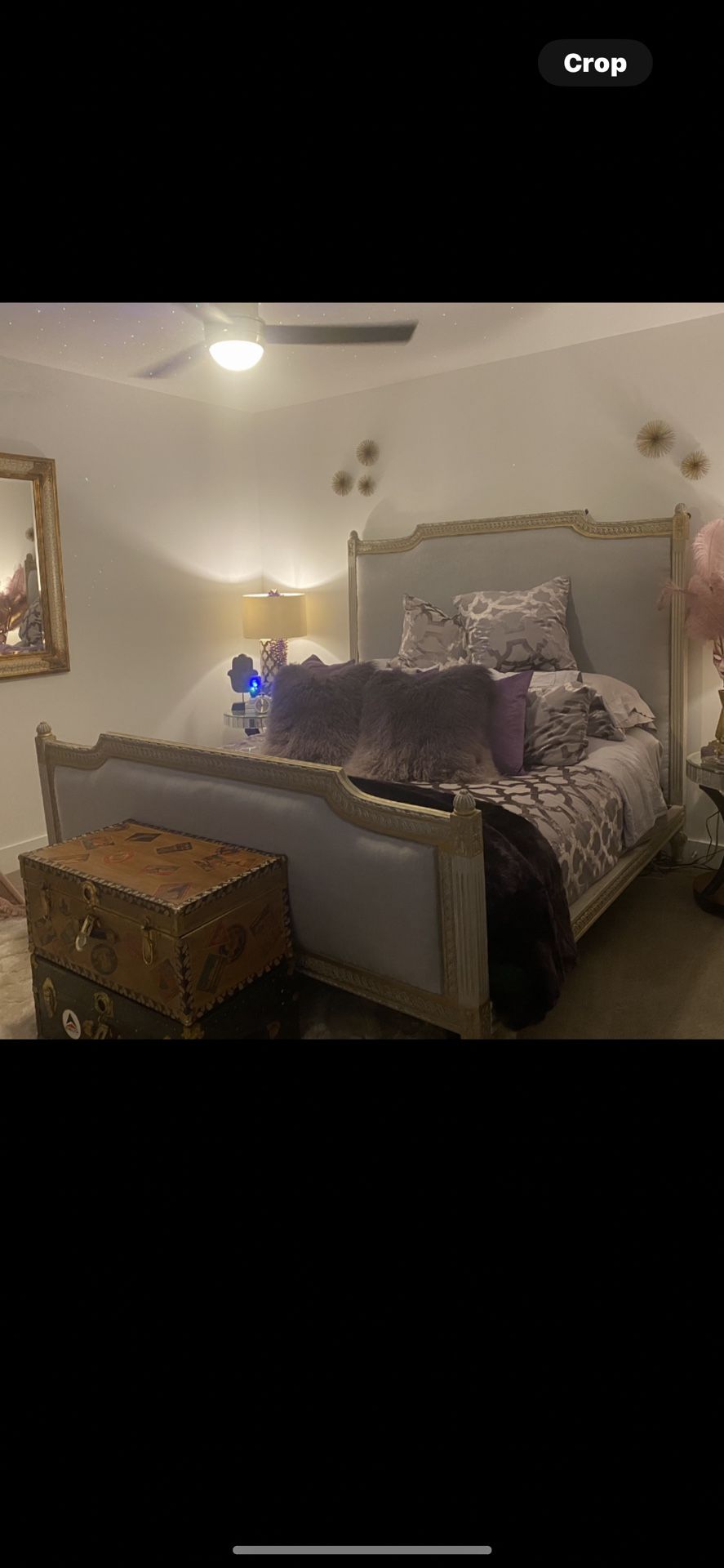 La Chateau Interiors Handcrafted King Upholstered Bed