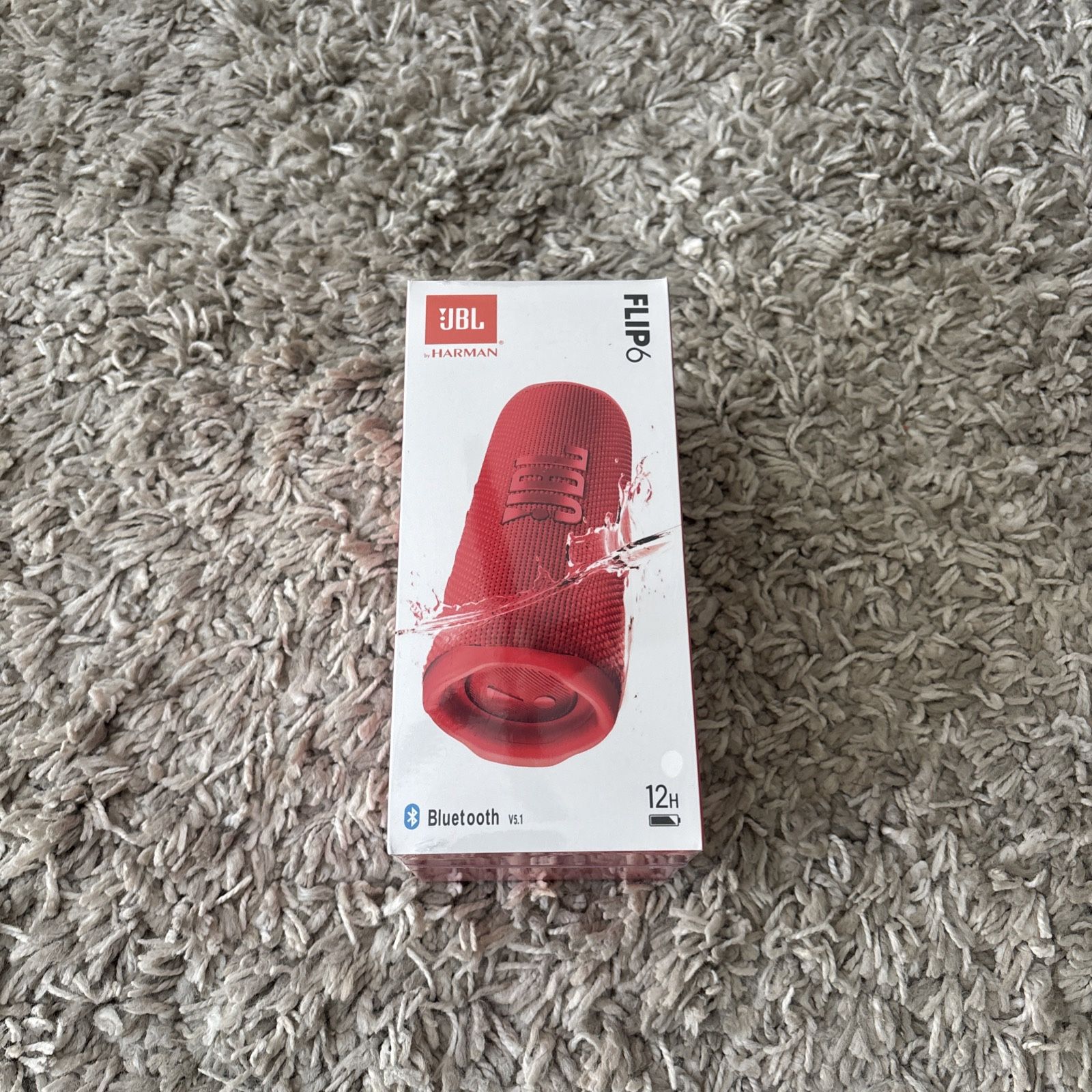 NEW - JBL Flip 6 - Portable Waterproof Speaker - Red