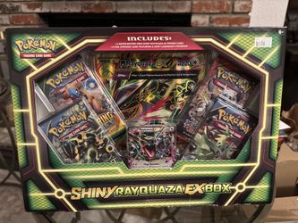 Pokemon TCG Shiny Rayquaza EX Box