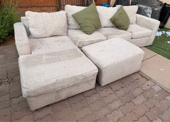 beige sectional sofa