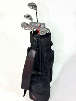 Men’s Complete Golf Club Set & Datrek Bag - Driver, 5Wood, Irons, & Putter