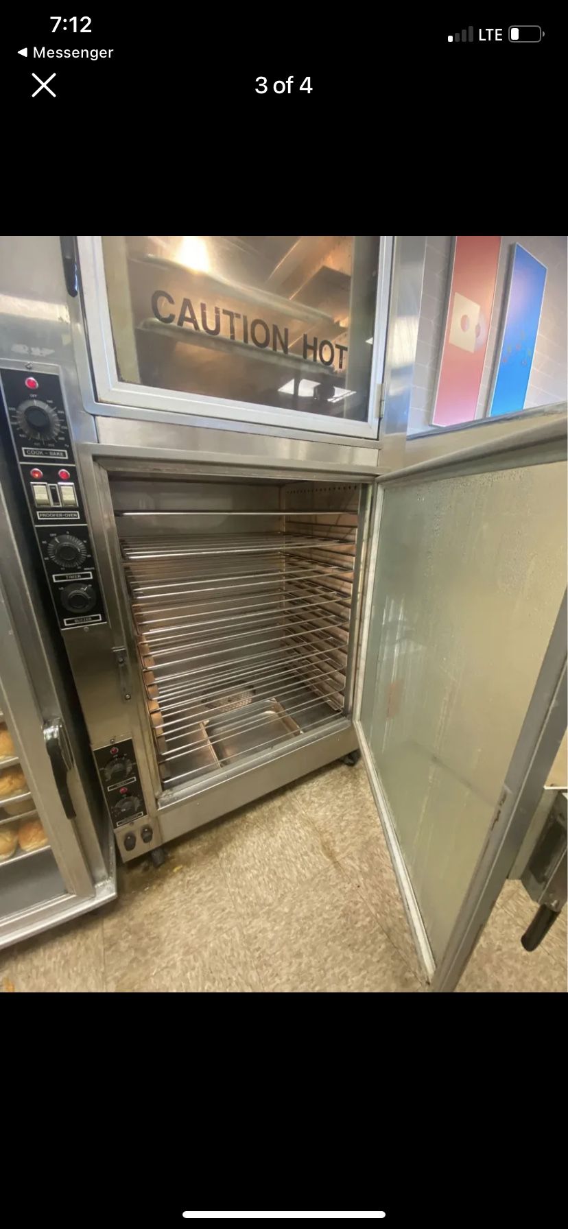 Subway Bread Oven and Proofed