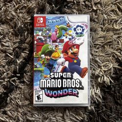 Super Mario Bros Wonder Nintendo Switch Game