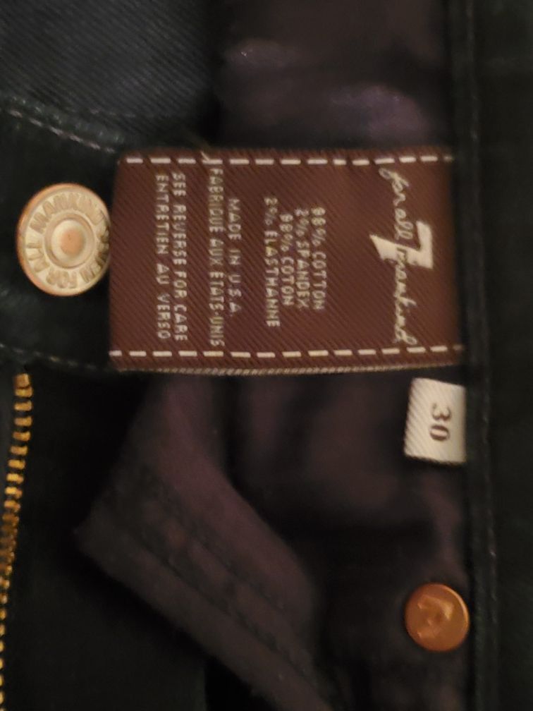 7 for all mankind Jean's with designs on legs