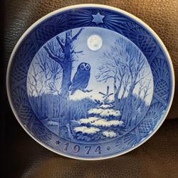 Royal Copenhagen Winter Twilight With Owl