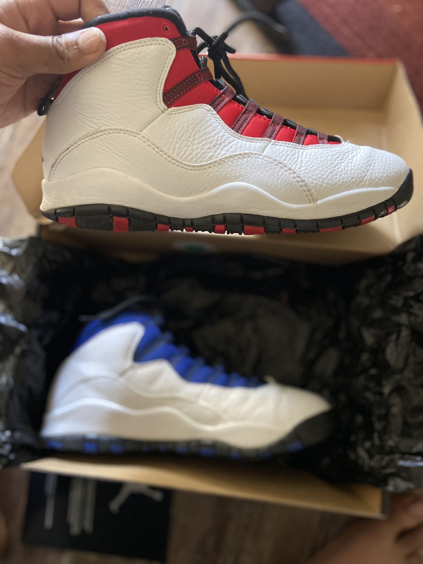 AIR JORDAN X WHITE/UNIVERSITY RED