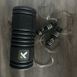 Weighted jumprope & Massage Roller