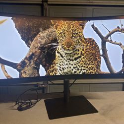 Samsung 34” ViewFinity s65vc curved WQHD Monitor - w/built Speakers & Camera -  DESIGNED for Gaming & Graphic Design