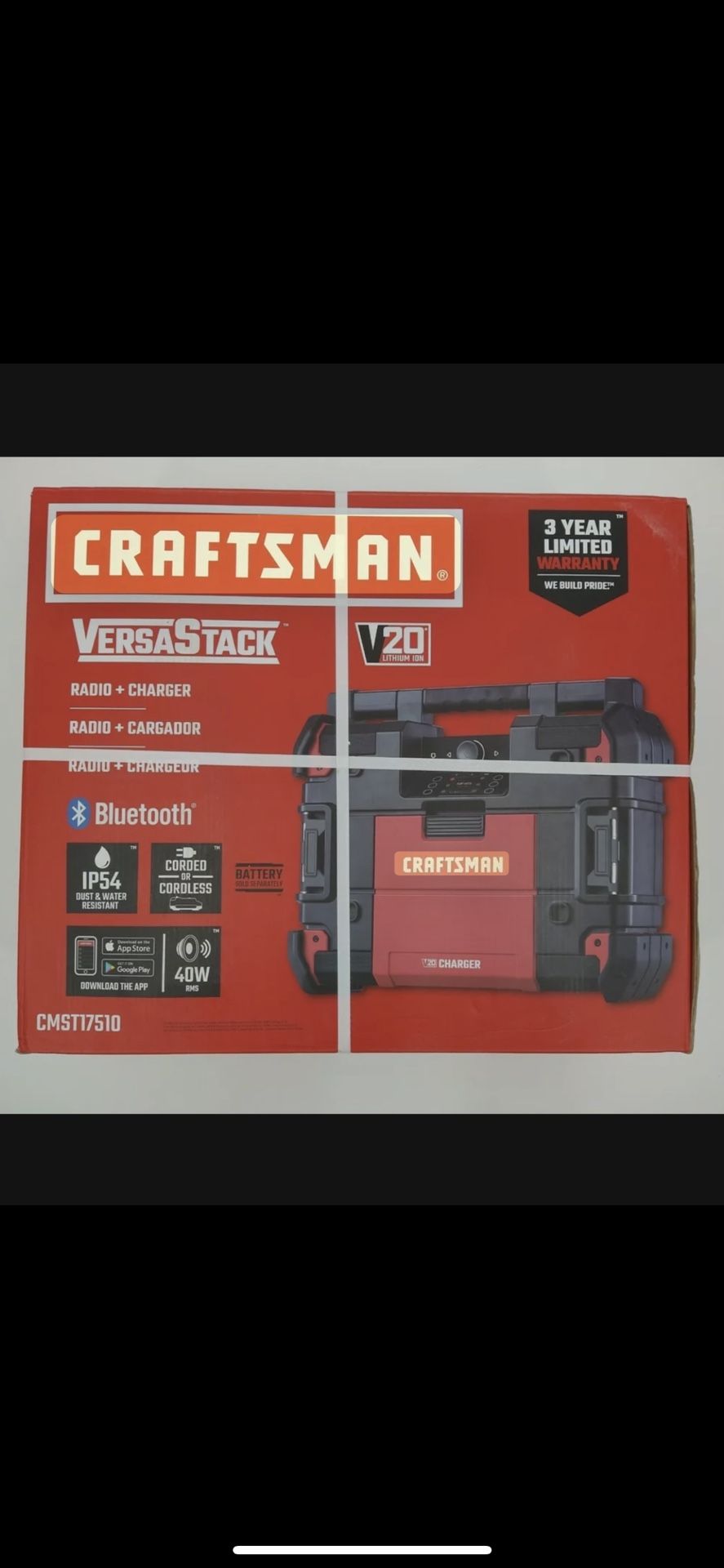 Craftsman VersaStack-Radio+Charger