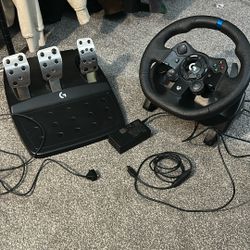 G29 Logitech Steering Wheel And Peddles For Xbox