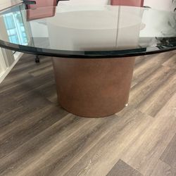 Glass Tabletop And Stand