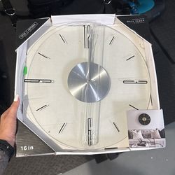 Wall Clock 16in Modern