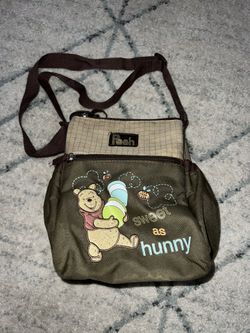 Vintage Winnie The Pooh Diaper Bag “Sweet As Honey” Baby Brown Walt Disney