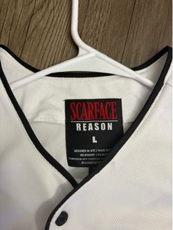 White and red jersey large