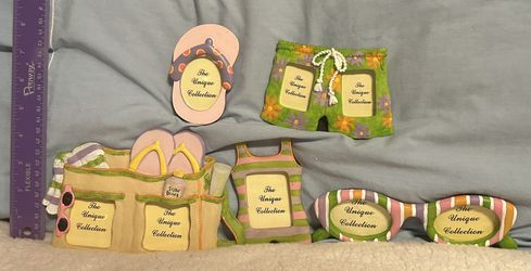 New 5 Beach theme photo frames table top