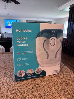 New foot massage tub