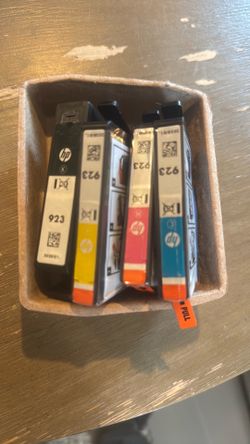 Inkjet ink HP923 cartridges.