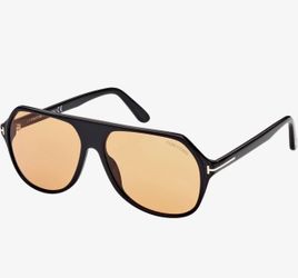 Tom Ford HAYES FT 0934 Shiny Black/Brown 59/14/145 men Sunglasses