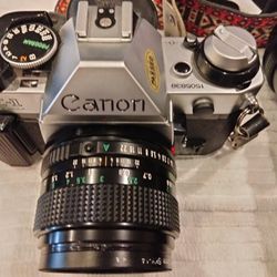Canon AE-1, Lens And Accessories 