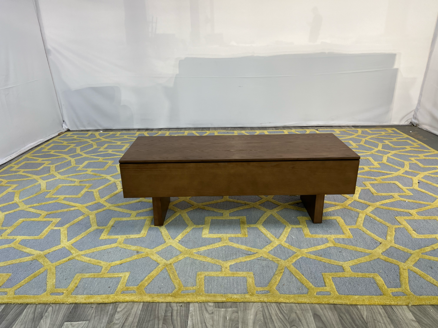 ( Delivery Available ) Burrow Totem Wooden Storage Bench