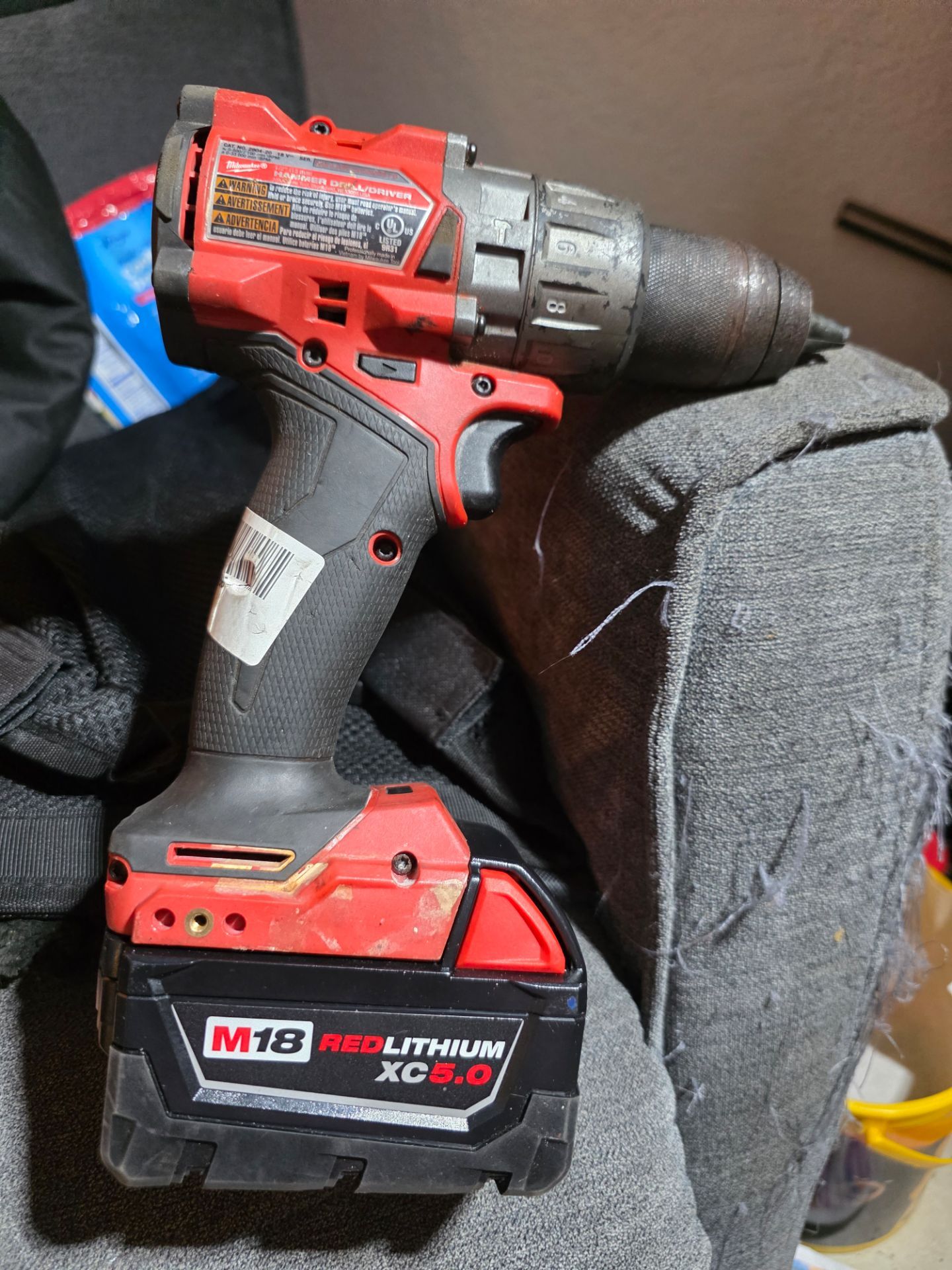 Milwaukee drill with battery