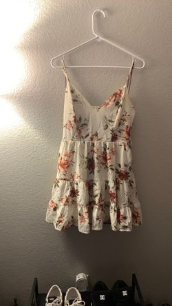 Floral Mini Dress with Spaghetti Straps