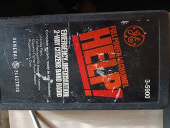 GE FULL POWER 40 CHANNEL CITIZEN BAND RADIO