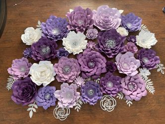 Paper flowers flores de papel