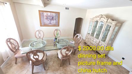 Dinning, frame and China Hutch